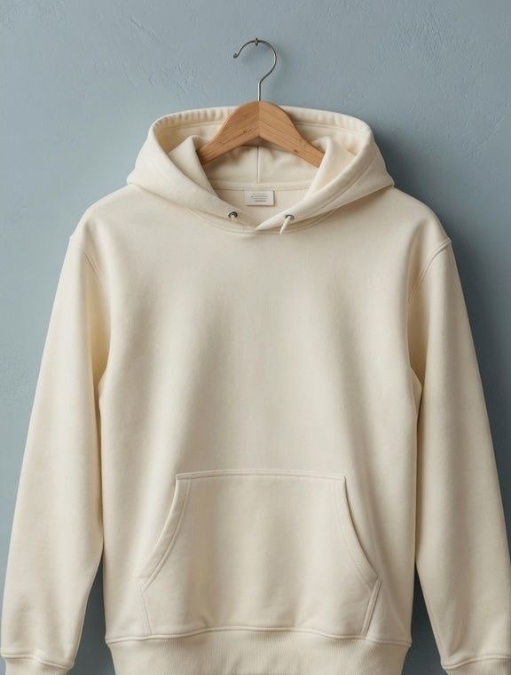 EzCreate AI Image Editor campaign draft of the same hoodie on a trail.